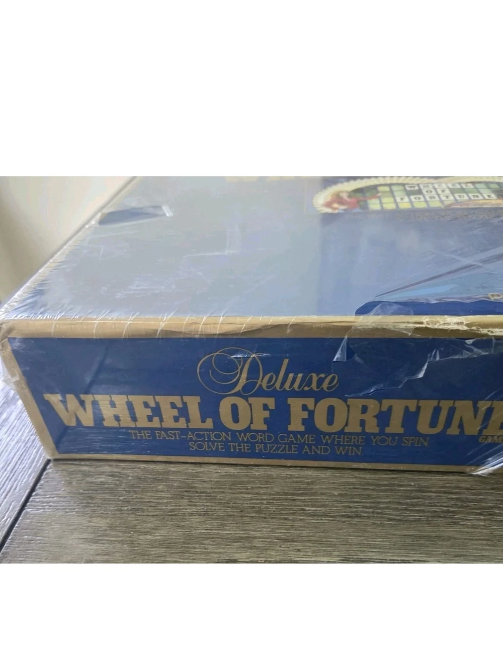 Vintage Wheel of Fortune Deluxe Edition Board Game 1986 Pressman New In Box